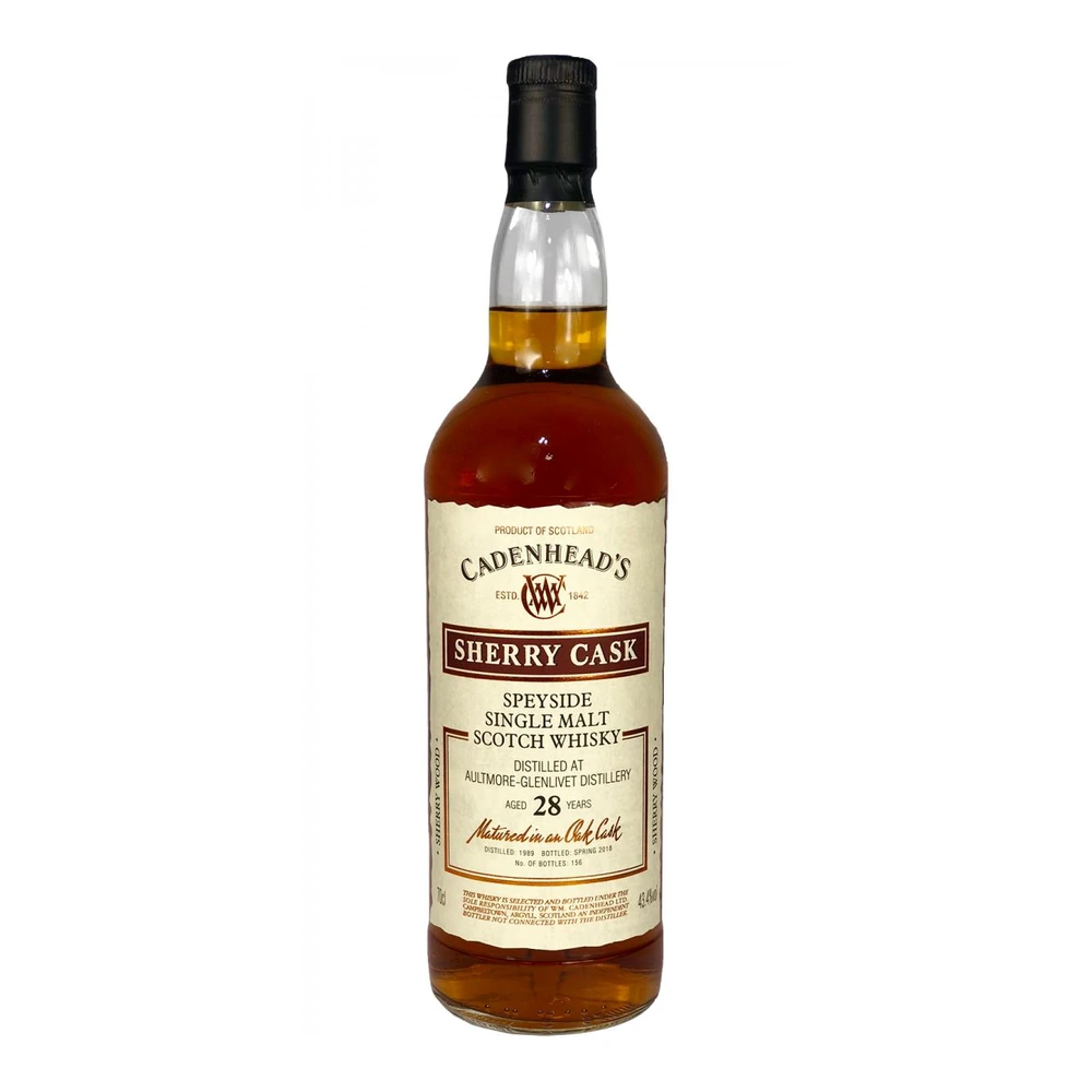 Aultmore 28 Years Old 1989 Wood Range Sherry Cask (Cadenhead's)