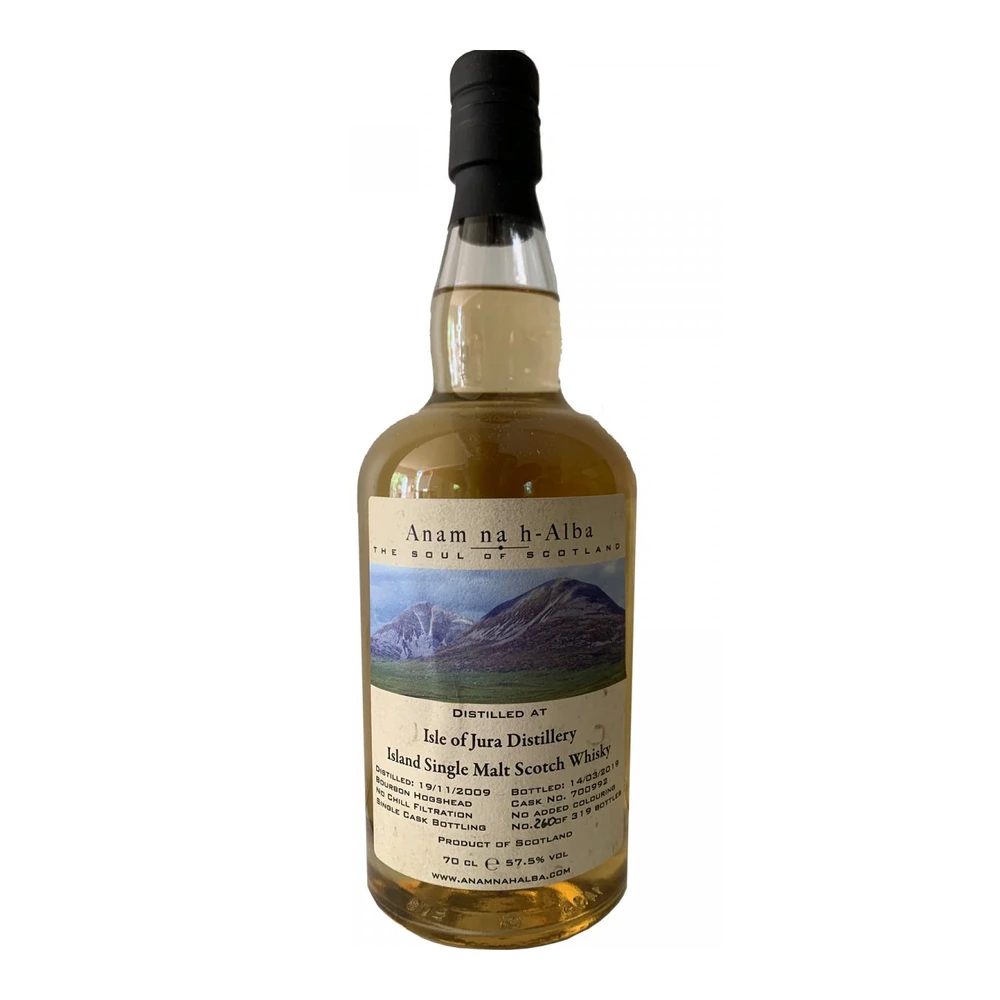 Isle of Jura 10 Years Old 2009 Cask #700992 (Anam na h-Alba)
