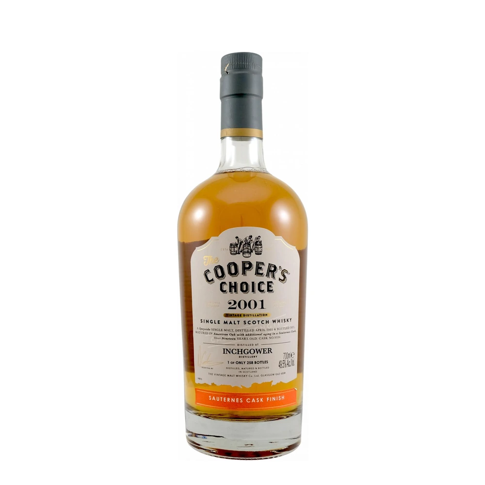 Inchgower 19 Years Old 2001 Cask #9334 (The Vintage Malt Whisky Co Ltd.)
