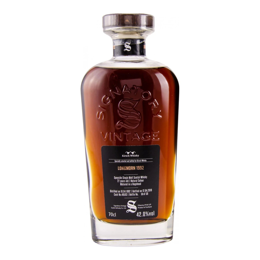 Longmorn 27 Years Old 1992 Cask #48503 (Signatory Vintage)