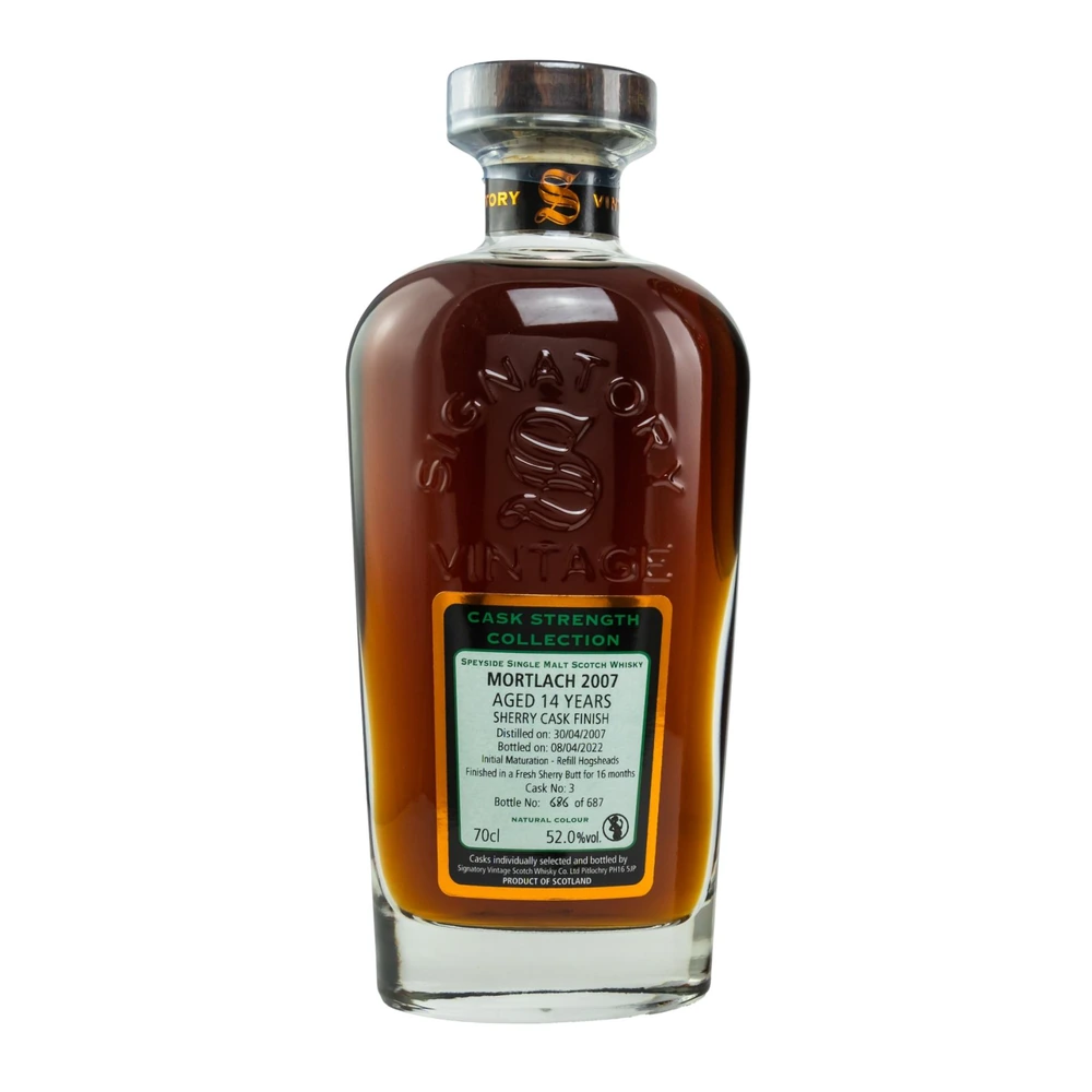 Mortlach 14 Years Old 2007 Cask #3 (Signatory Vintage)