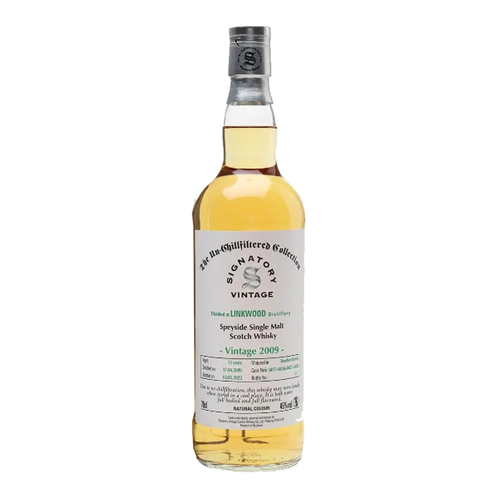 Linkwood 13 Years Old 2009 Cask #34017 + 18 + 27 + 28 (Signatory)