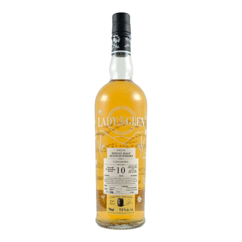 Longmorn 10 Years Old 2011 Cask #974 (Lady of the Glen)