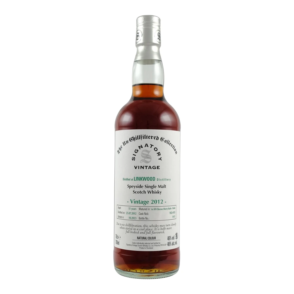 Linkwood 11 Years Old 2012 Cask #102 + 103 (Signatory)