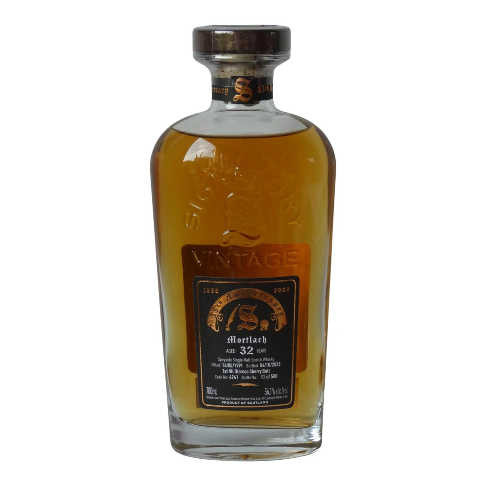 Mortlach 32 Years Old 1991 Cask #4241 (Signatory Vintage)