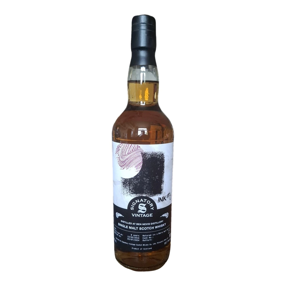 Ben Nevis 8 Years Old 2016 Cask #104 (Signatory)