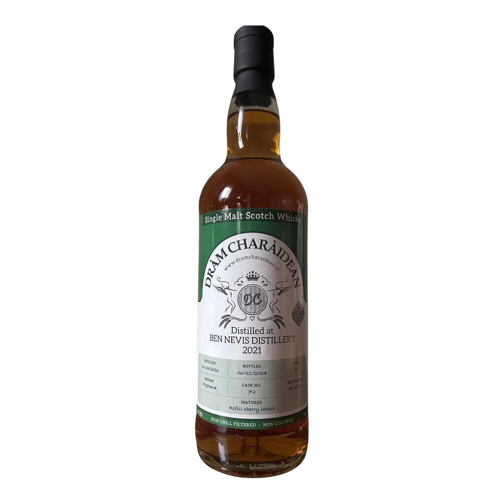 Ben Nevis 3 Years Old 2021 Cask #72 (Dram Charaidean)
