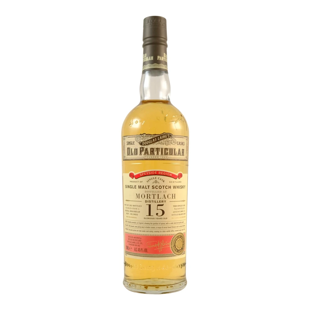Mortlach 15 Years Old 2009 Cask #DL 19832 (Douglas Laing)