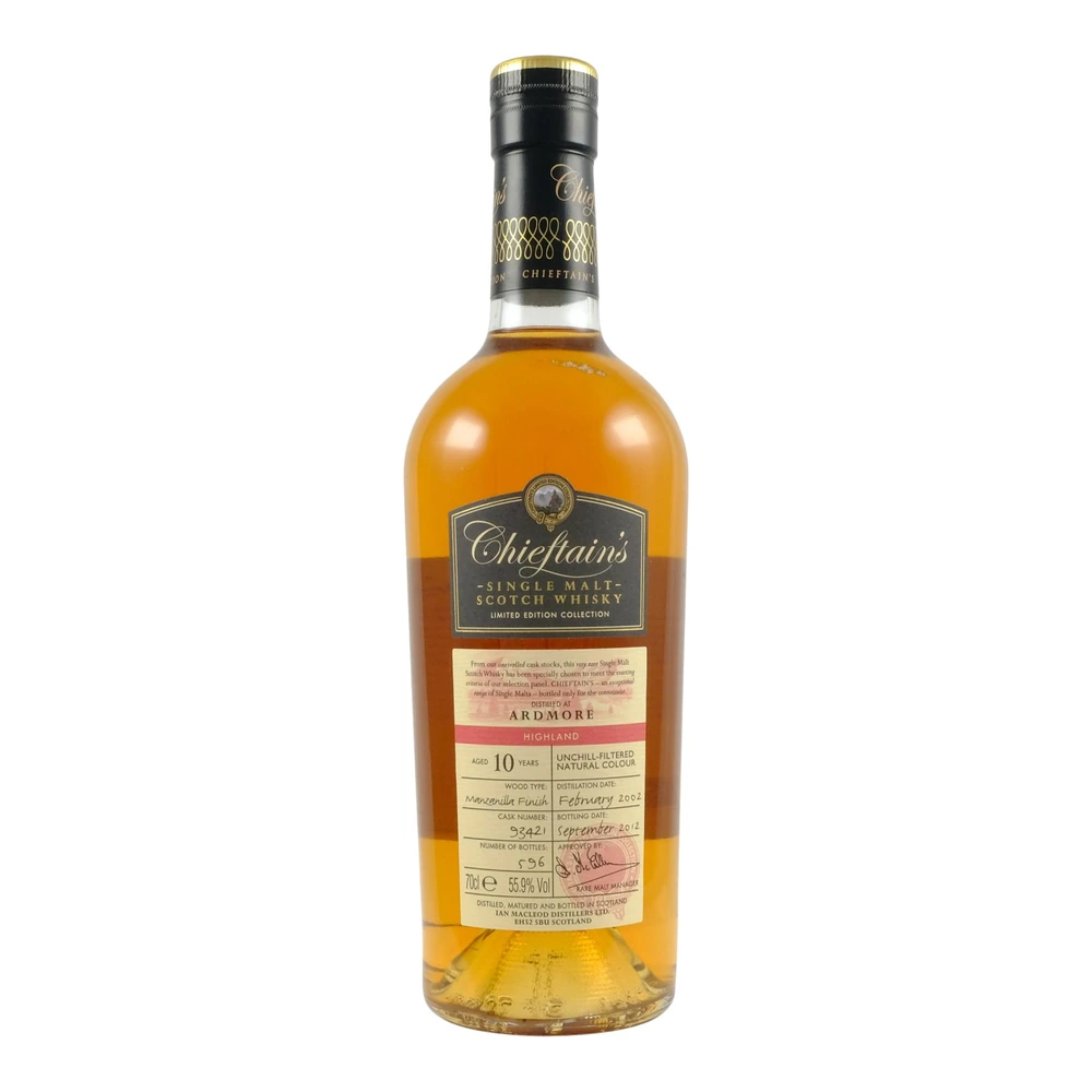Ardmore 10 Year Old 2002 Cask #93421 Manzanilla (Ian Macleod)