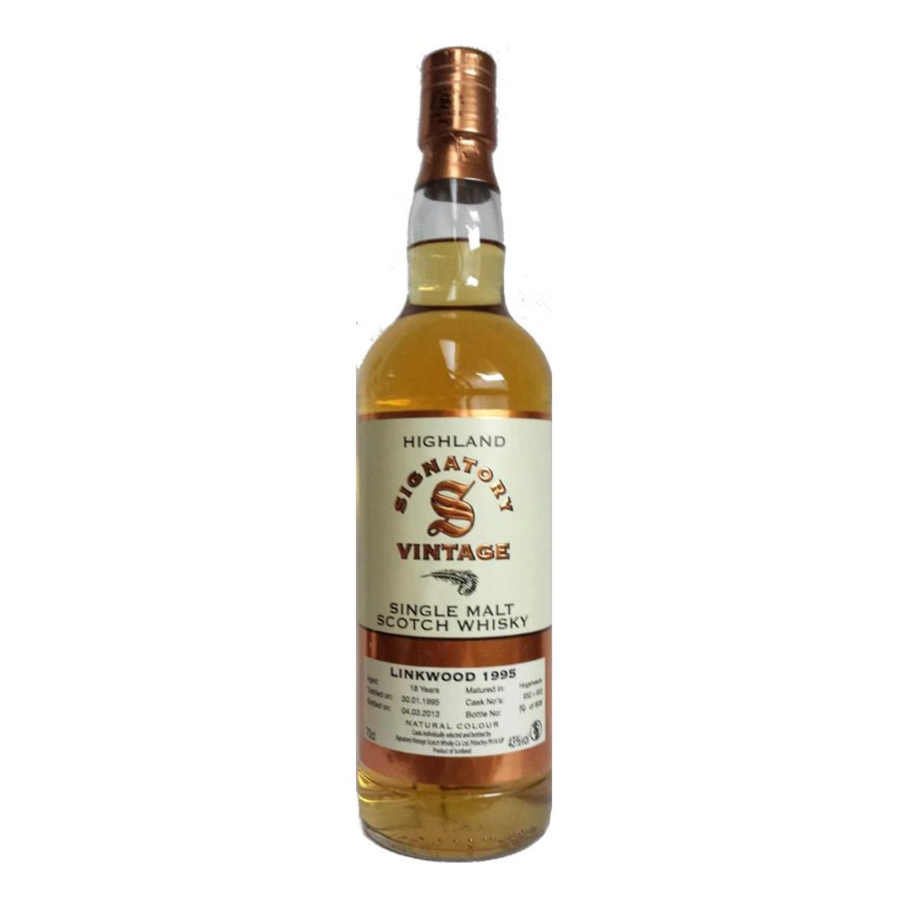 Linkwood 18 Years Old 1995 Cask #652 + 653 (Signatory)
