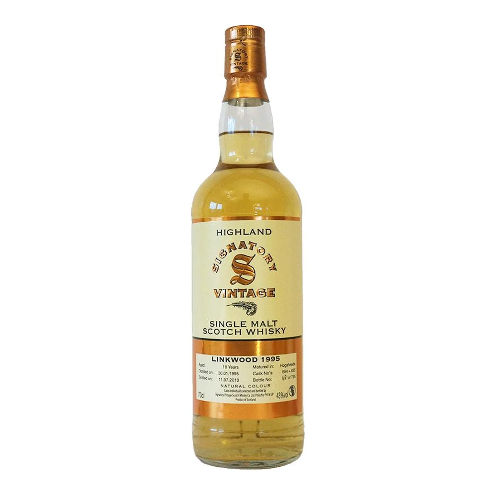 Linkwood 18 Years Old 1995 Cask #654 + 655 (Signatory)