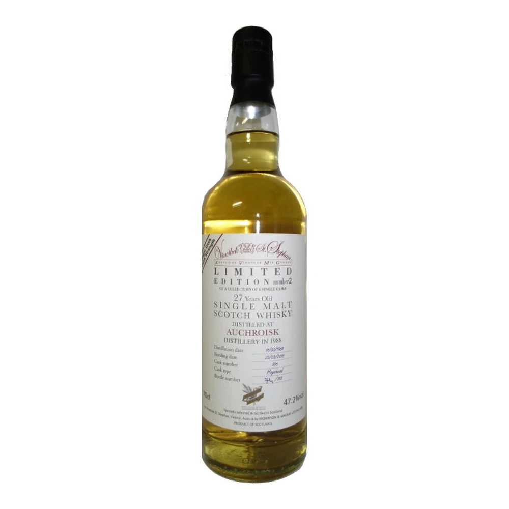 Auchroisk 27 Years Old 1988 Cask #596 (Morrison and MacKay)