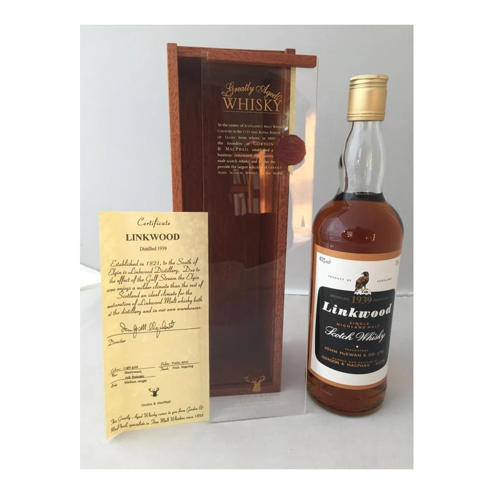 Linkwood 54 Years Old 1939 Rare Vintage (G&M)