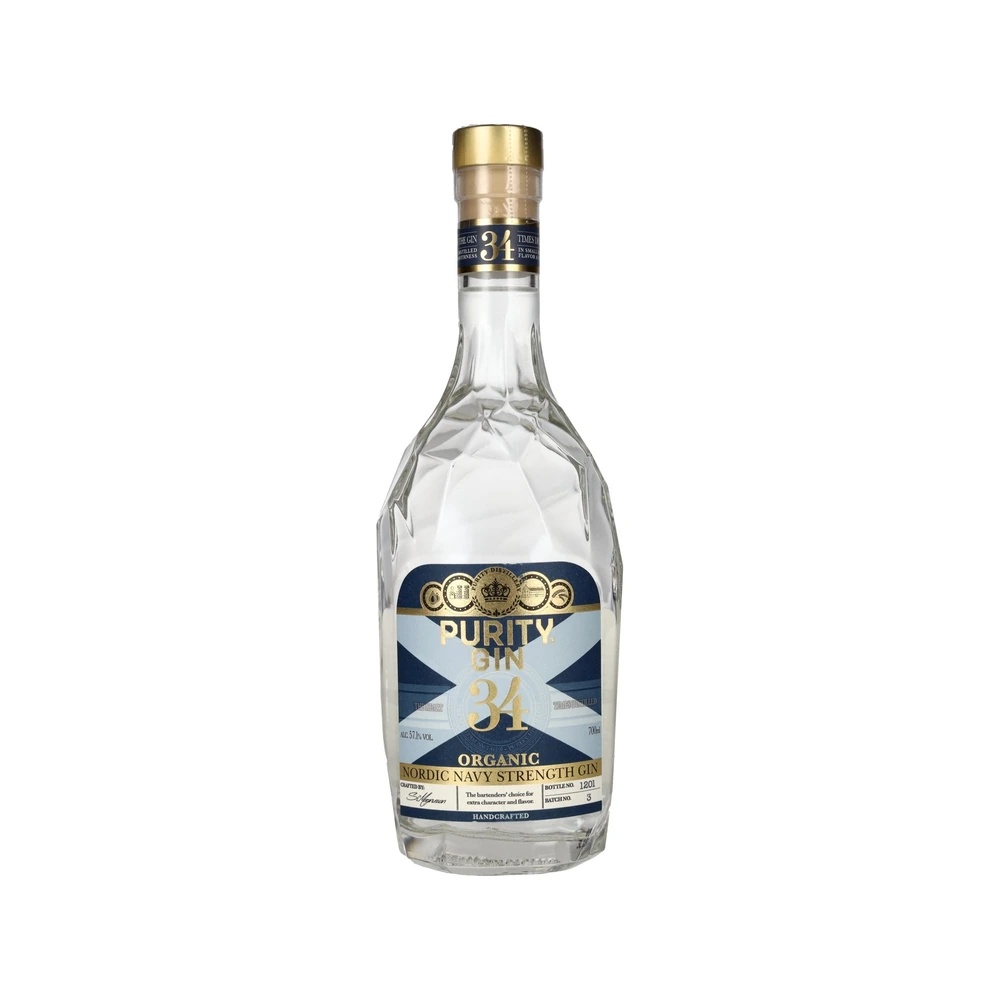 Purity 34 Craft Nordic Navy Strength Organic Gin