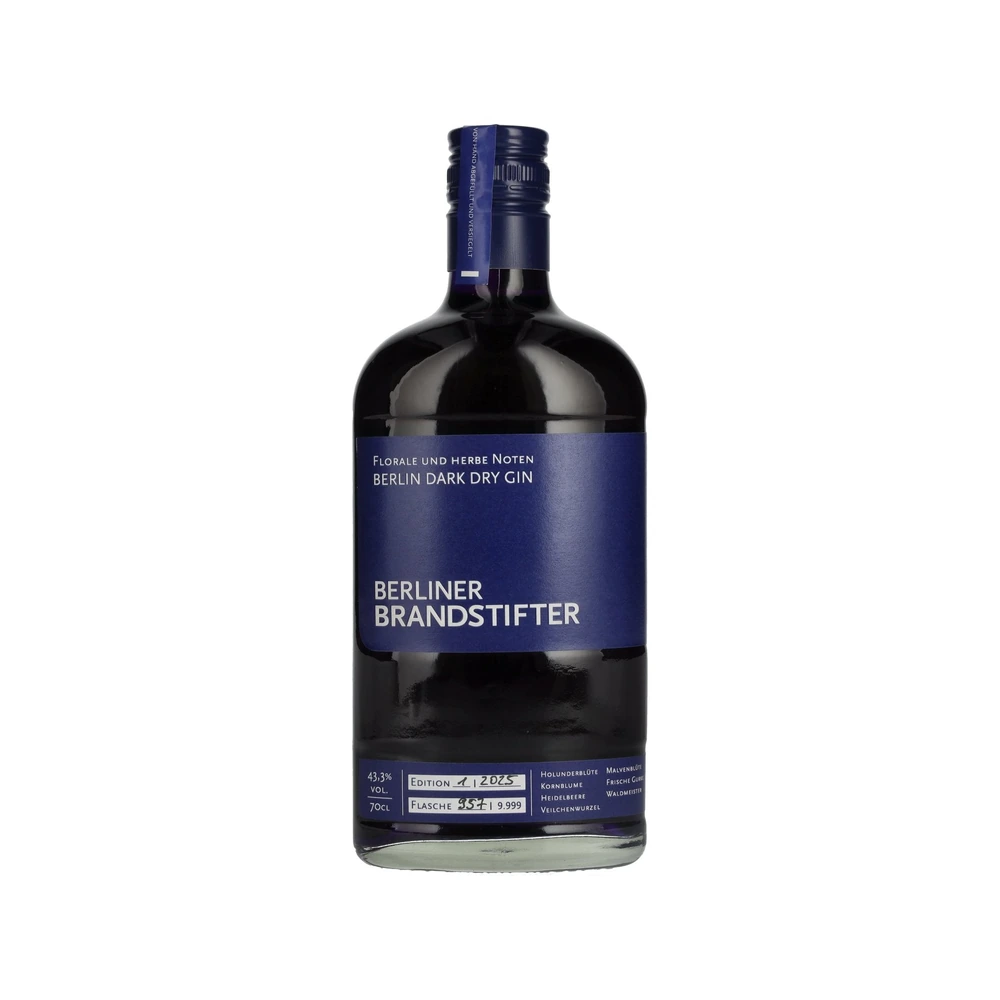 Berliner Brandstifter Berlin Dark Dry Gin Edition 1. 2025