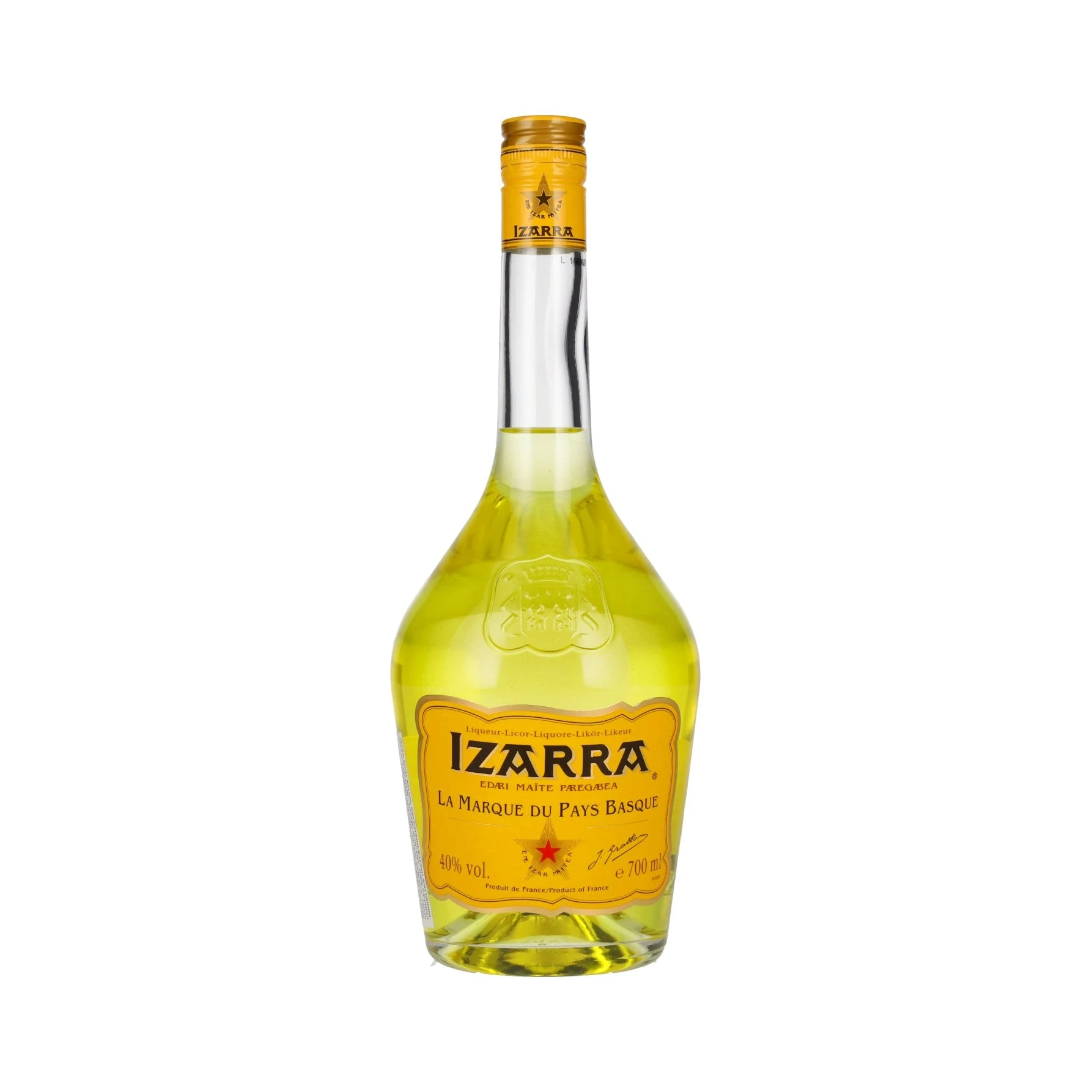 Izarra La Marque Du Pays Basque Jaune Liqueur