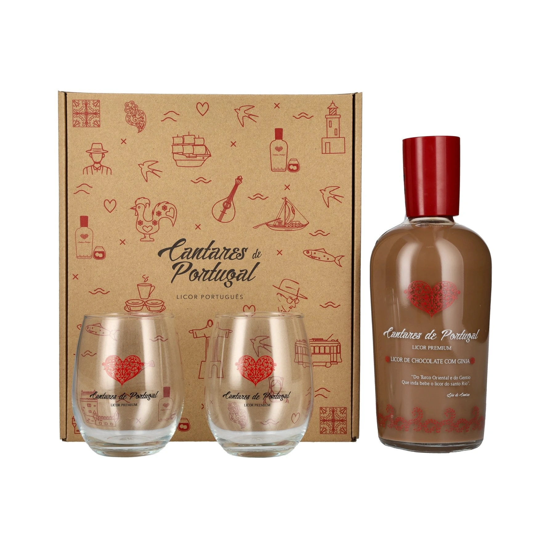 Cantares de Portugal Licor de Chocolate com Ginia