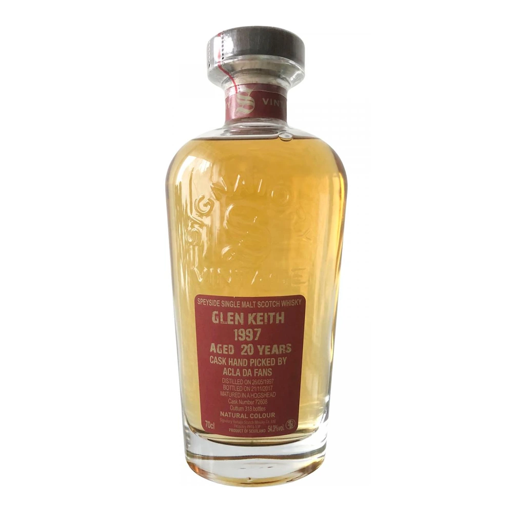 Glen Keith 20 Years Old 1997 Cask #72608 (Signatory)