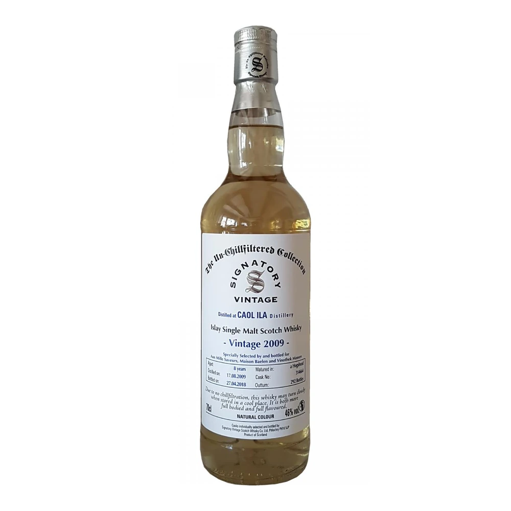 Caol Ila 8 Years Old 2009 Cask #314664 (Signatory)