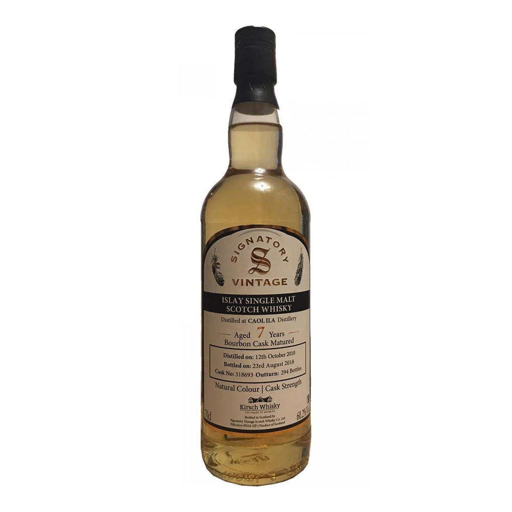 Caol Ila 7 Years Old 2010 Cask #318693 (Signatory)