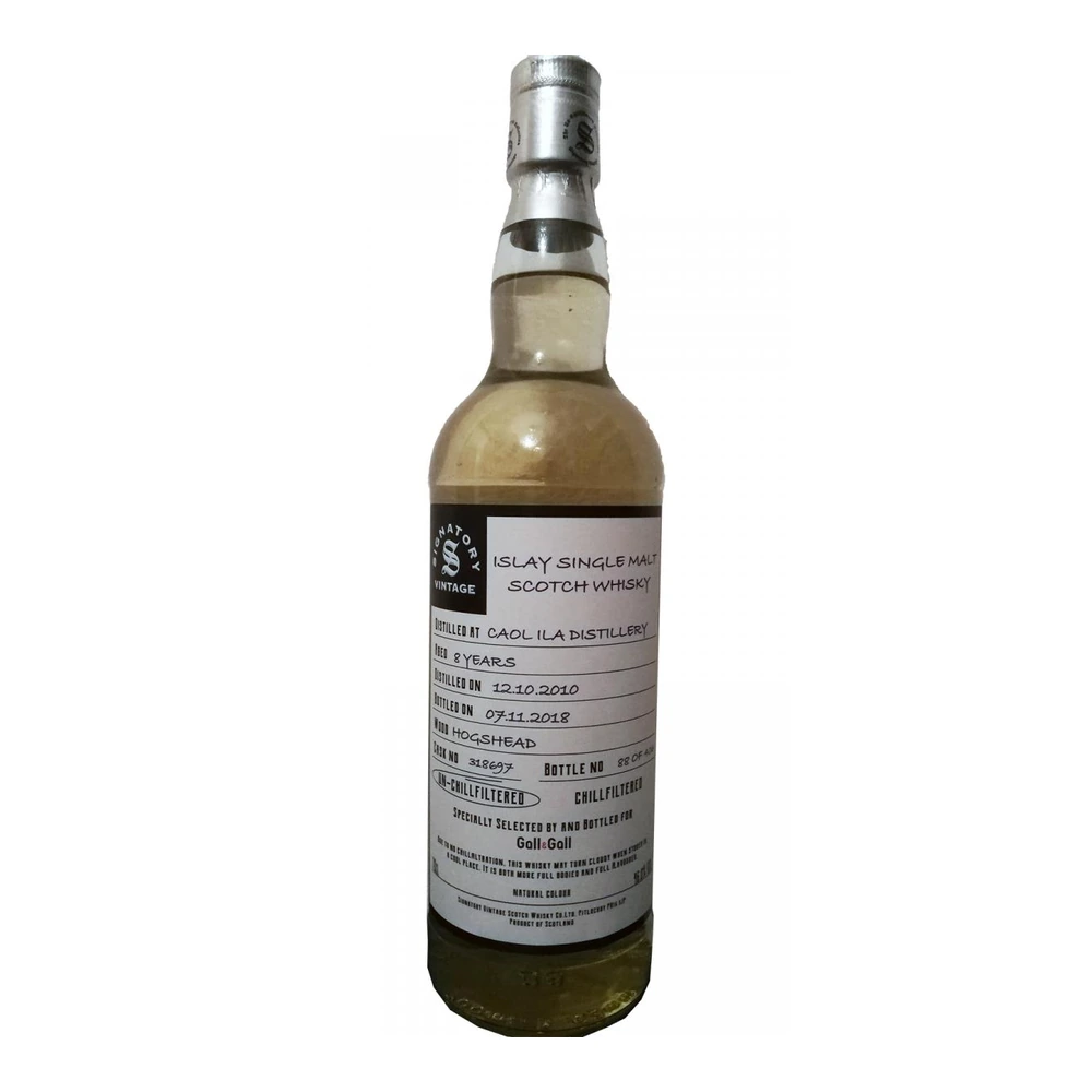 Caol Ila 8 Years Old 2010 Cask #318697 (Signatory)