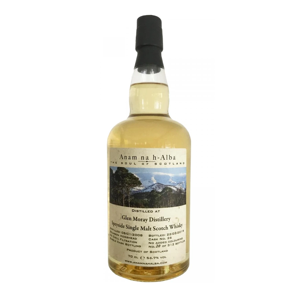 Glen Moray 11 Years Old 2008 Cask #26 (Anam na h-Alba)