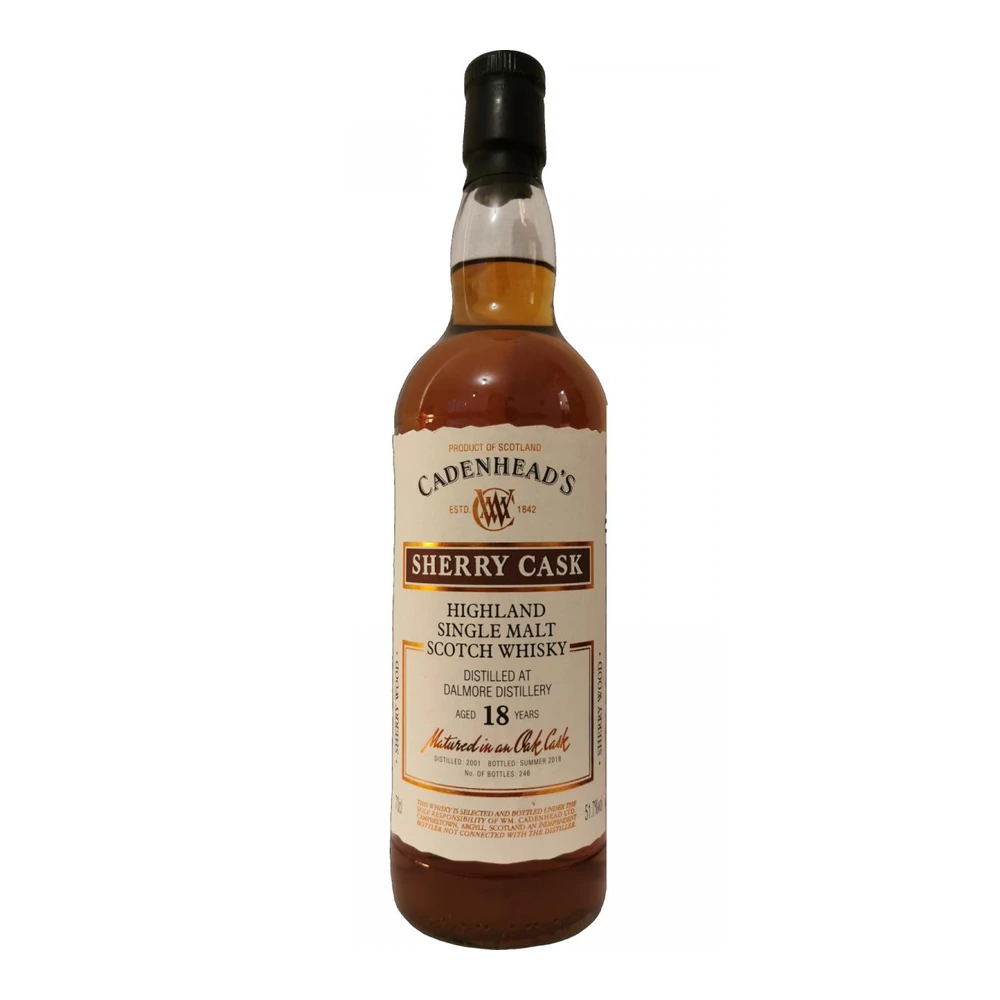 Dalmore 18 Years Old 2001 Wood Range Sherry Cask (Cadenhead's)