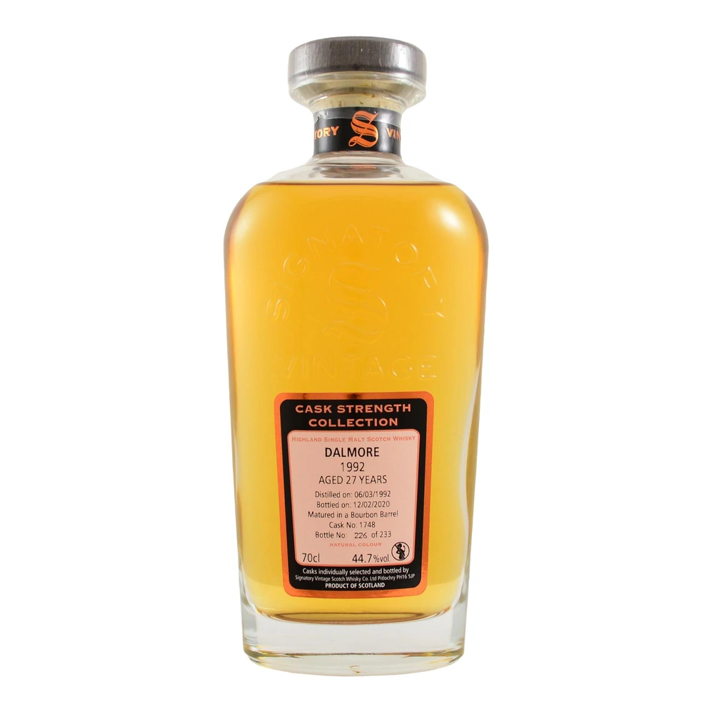 Dalmore 27 Years Old 1992 Cask #1748 (Signatory)