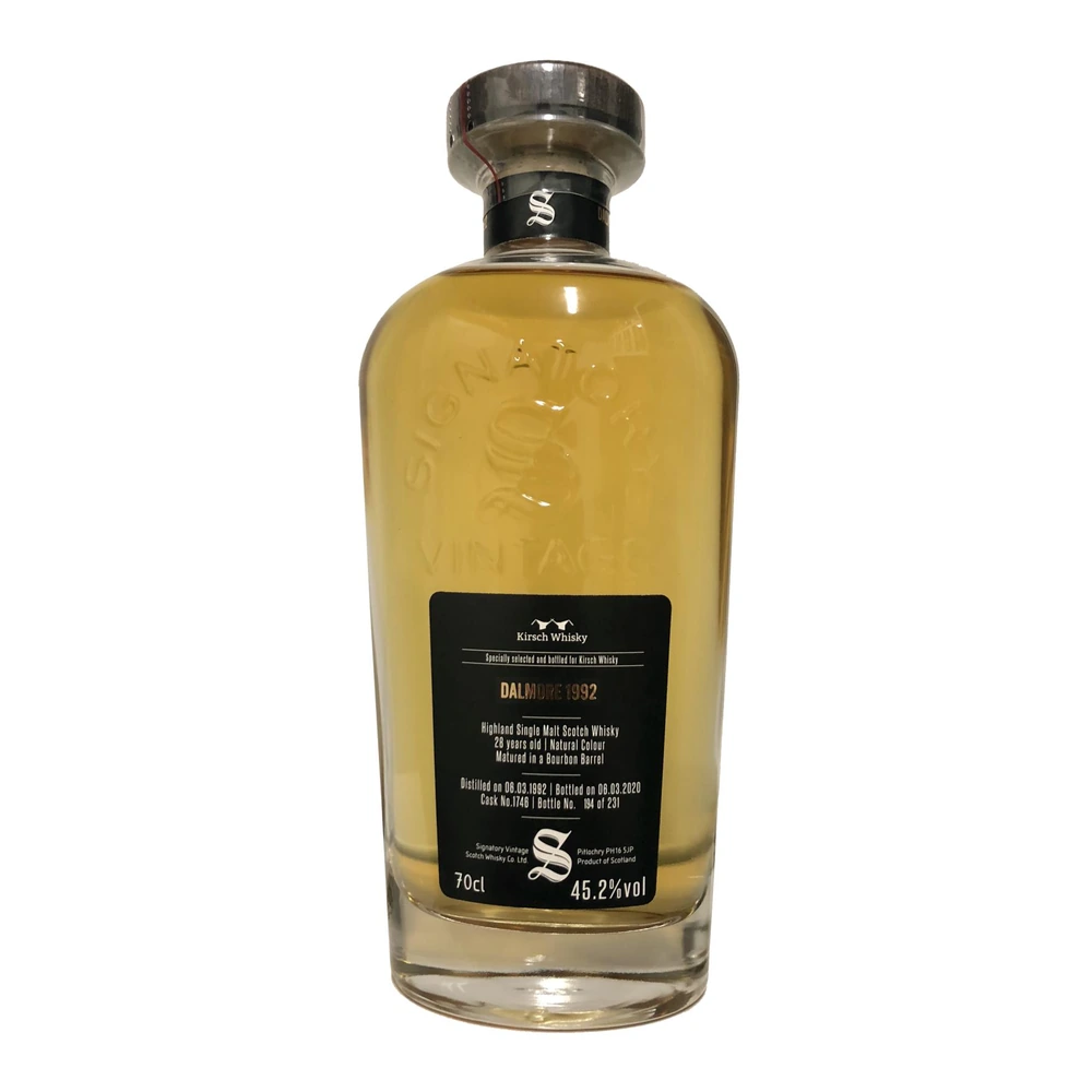 Dalmore 28 Years Old 1992 Cask #1746 (Signatory)
