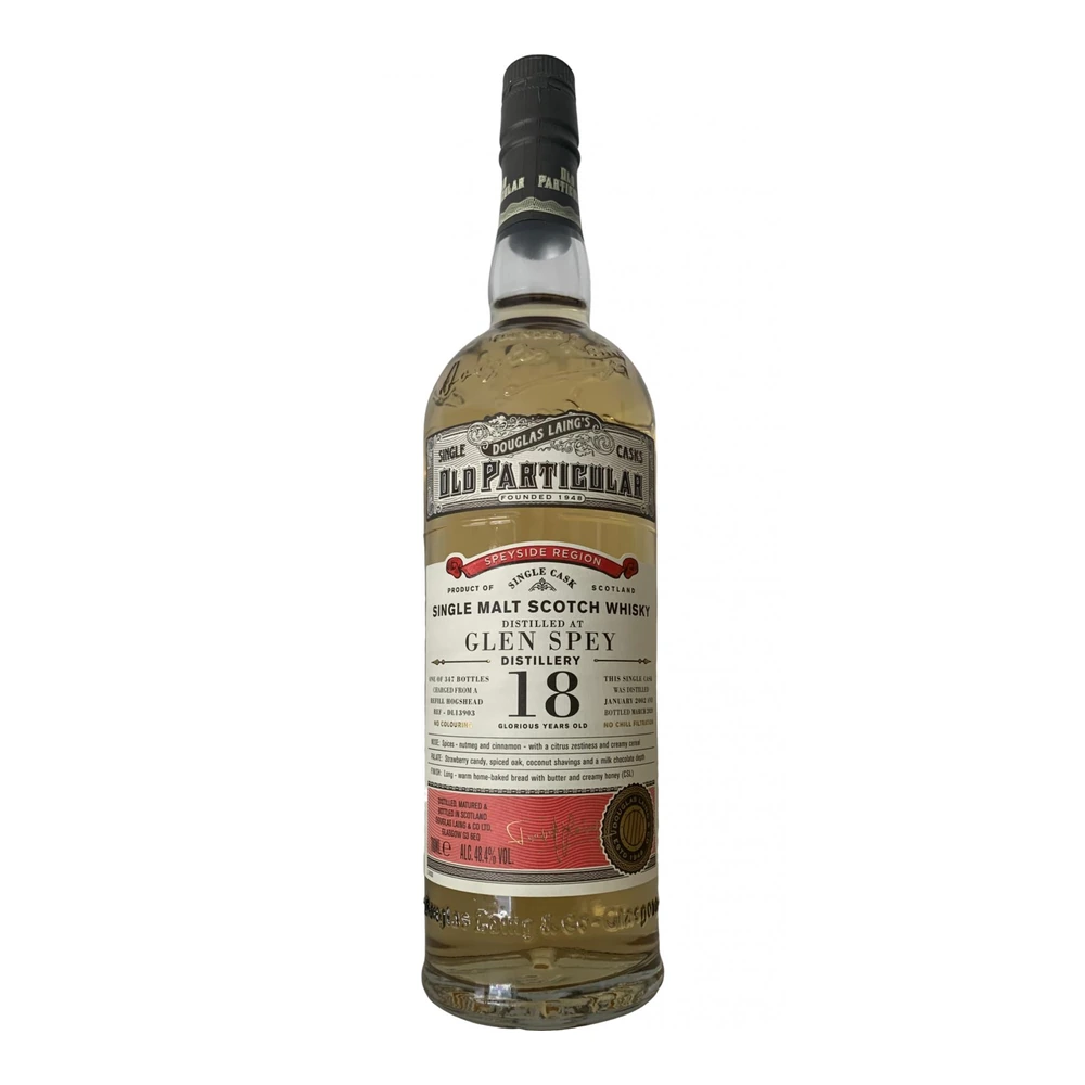 Glen Spey 18 Years Old 2002 Cask #DL 13903 (Old Particular)