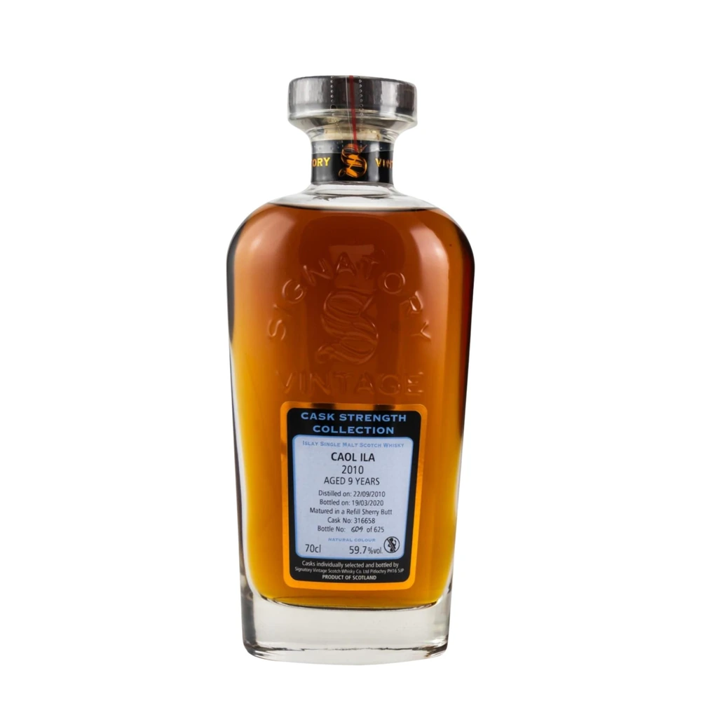 Caol Ila 9 Years Old 2010 Cask #316658 (Signatory)