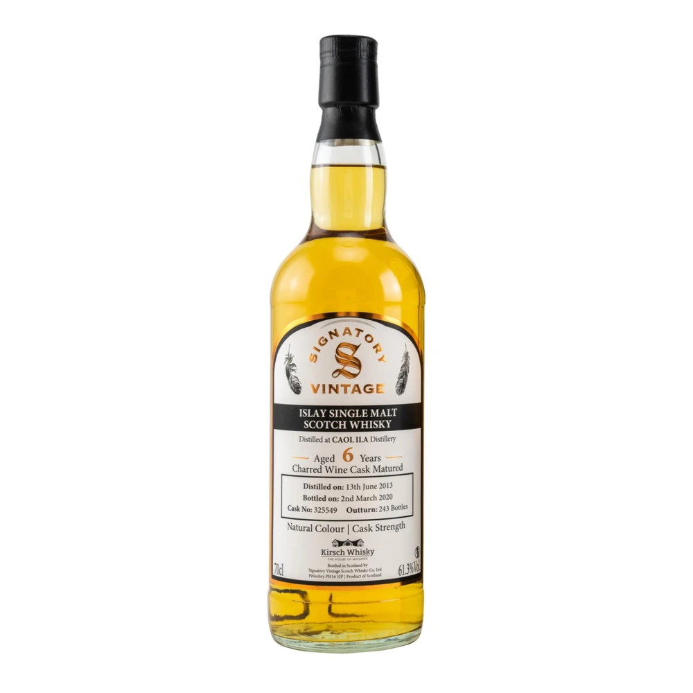 Caol Ila 6 Years Old 2013 Cask #325549 (Signatory)