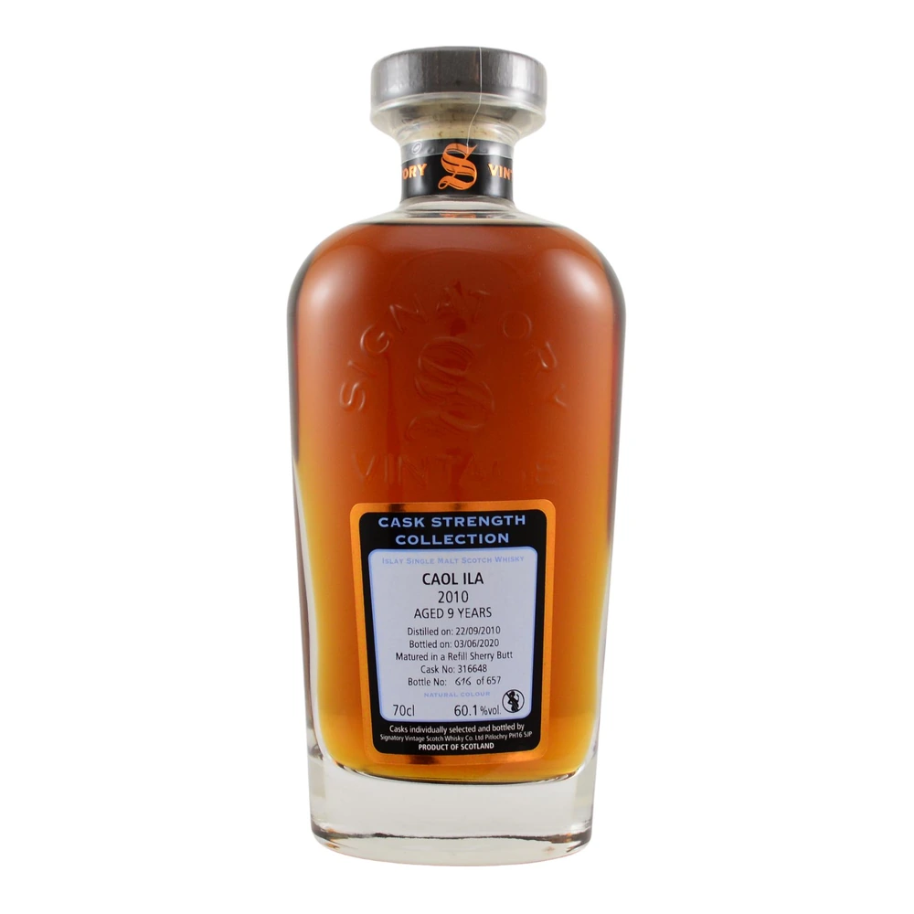 Caol Ila 9 Years Old 2010 Cask #316648 (Signatory)