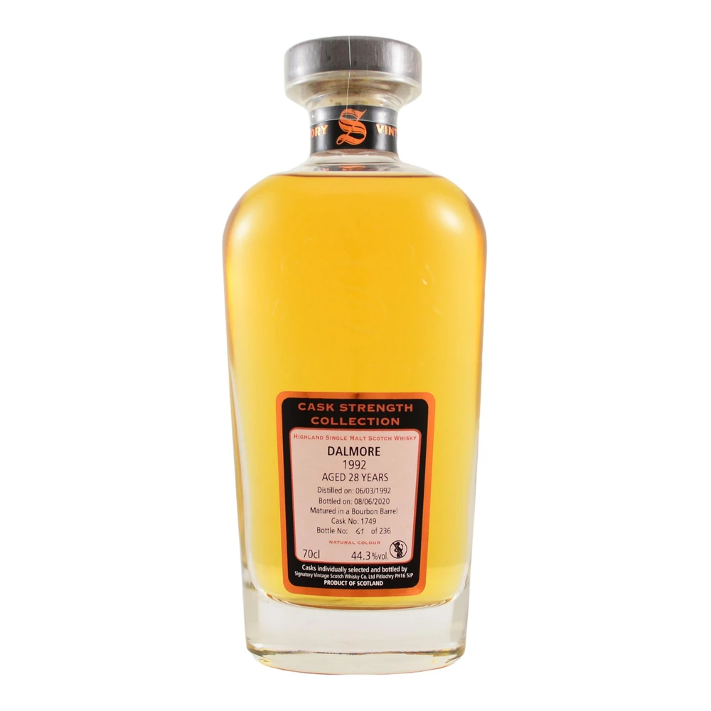 Dalmore 28 Years Old 1992 Cask #1749 (Signatory)