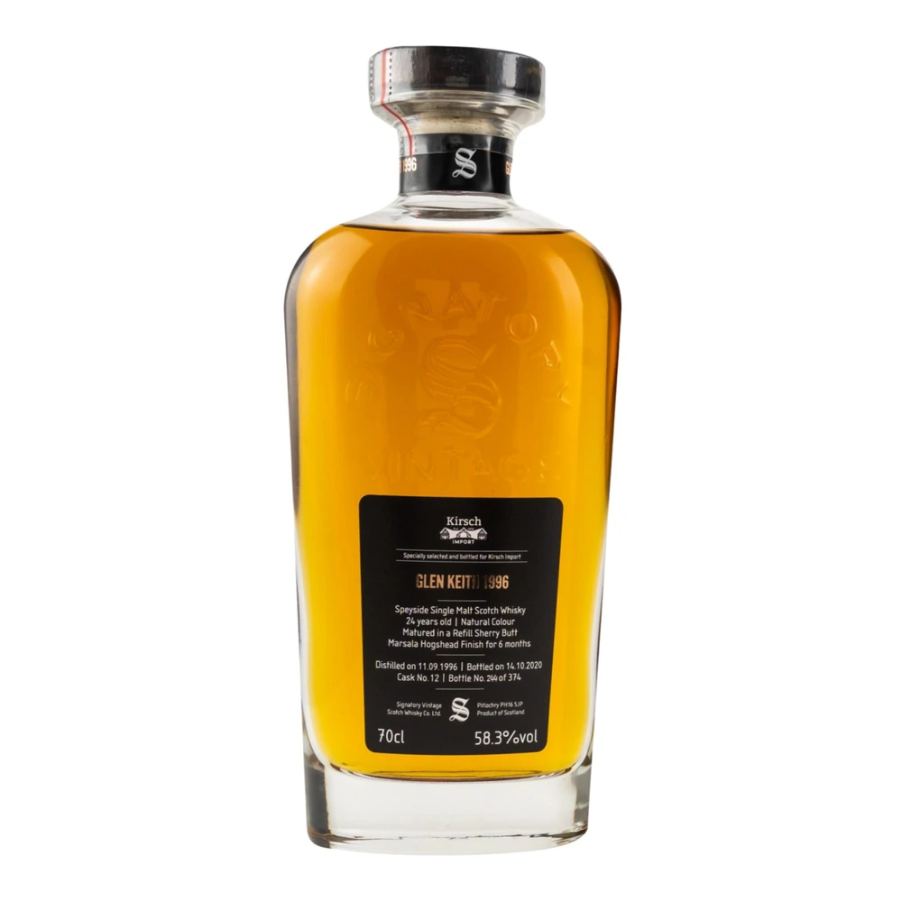 Glen Keith 24 Years Old 1996 Cask #12 (Signatory)