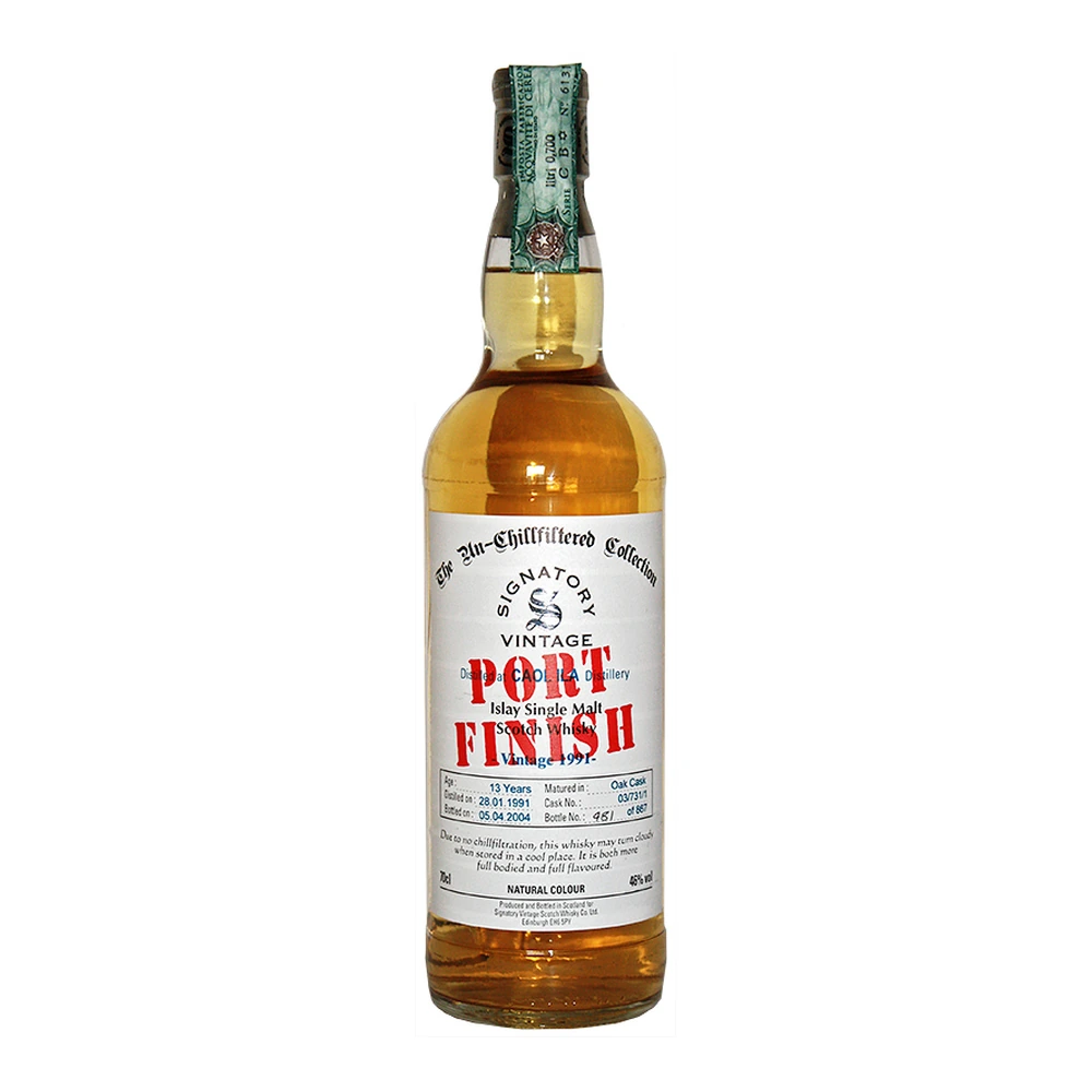 Caol Ila 13 Years Old 1991 Cask #03/731/1 (Signatory)