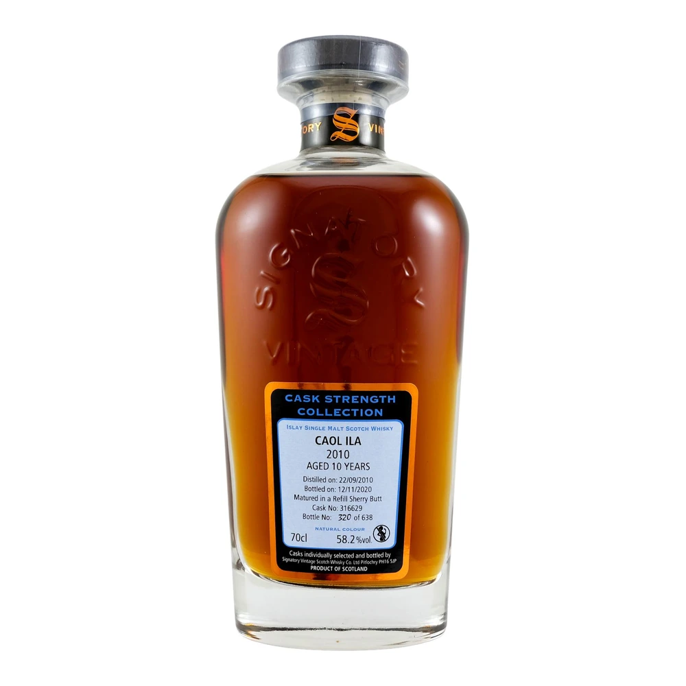 Caol Ila 10 Years Old 2010 Cask #316629 (Signatory)