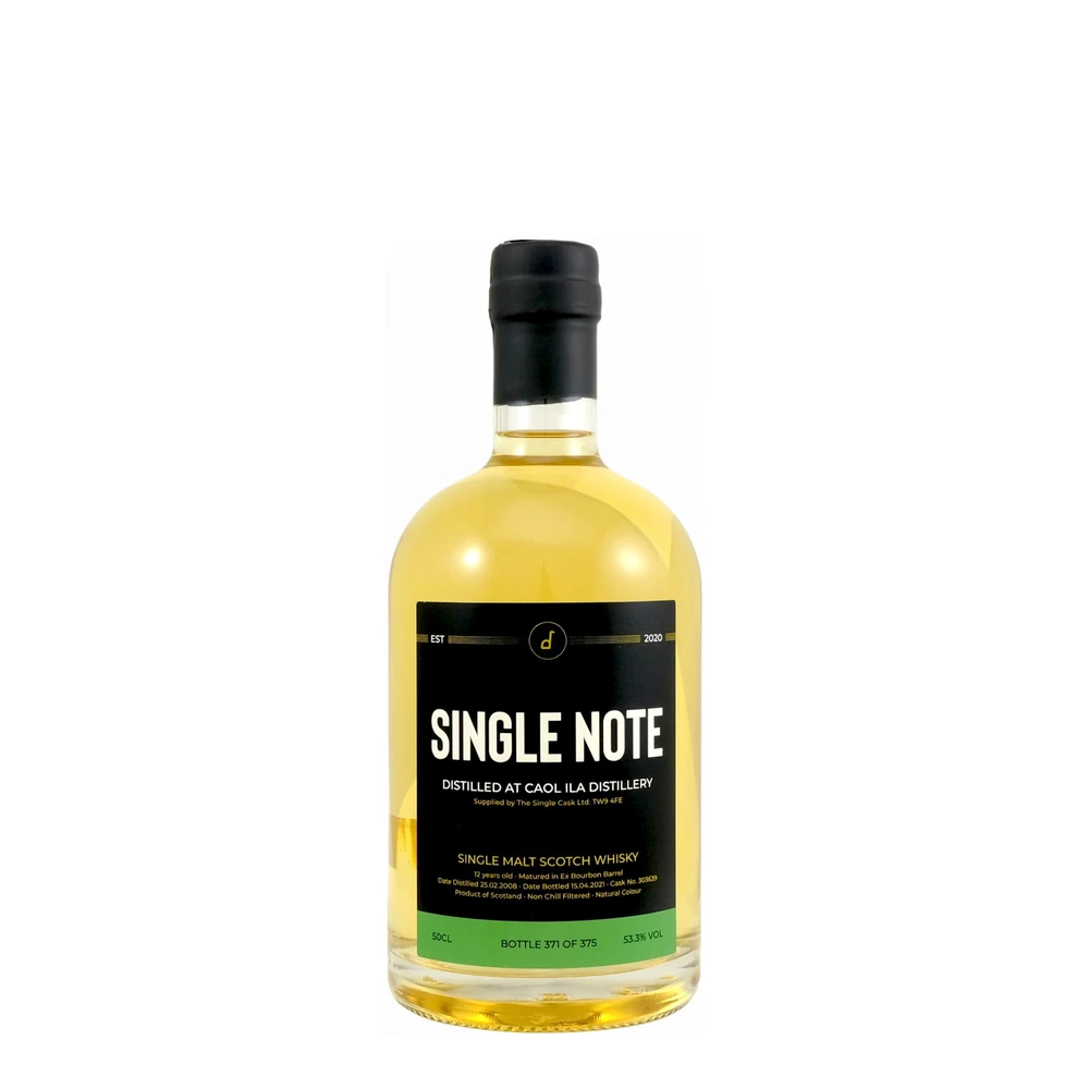Caol Ila 12 Years Old 2008 Cask #303639 (Single Note)
