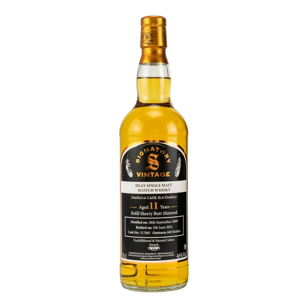 Caol Ila 11 Years Old 2009 Cask #317885 (Signatory)