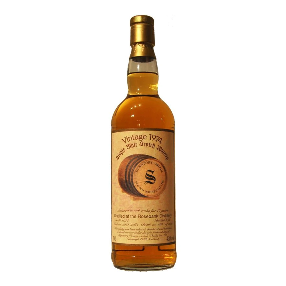 Rosebank 17 Years Old 1974 Cask #5061 - 63 (Signatory)