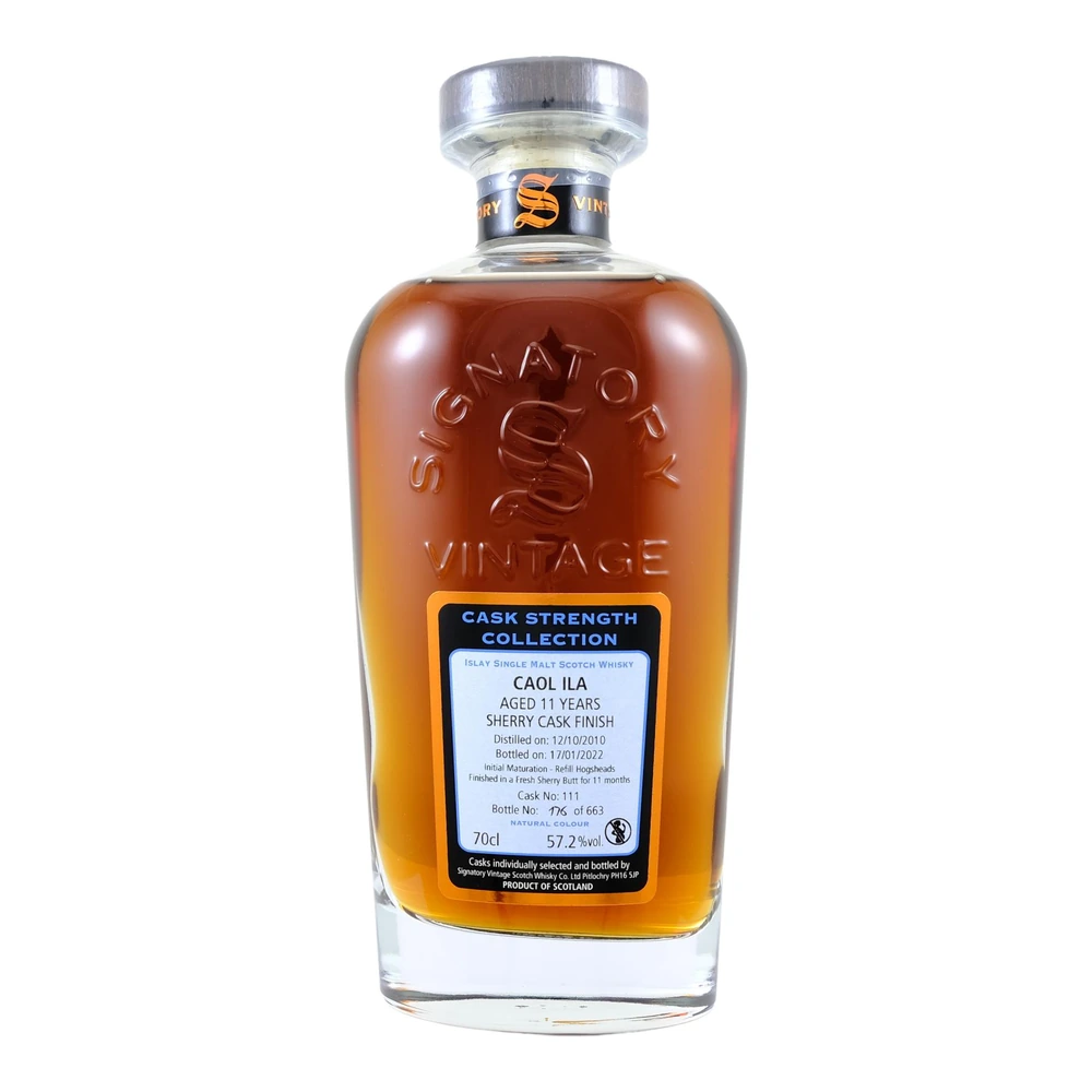 Caol Ila 11 Years Old 2010 Cask #111 (Signatory)