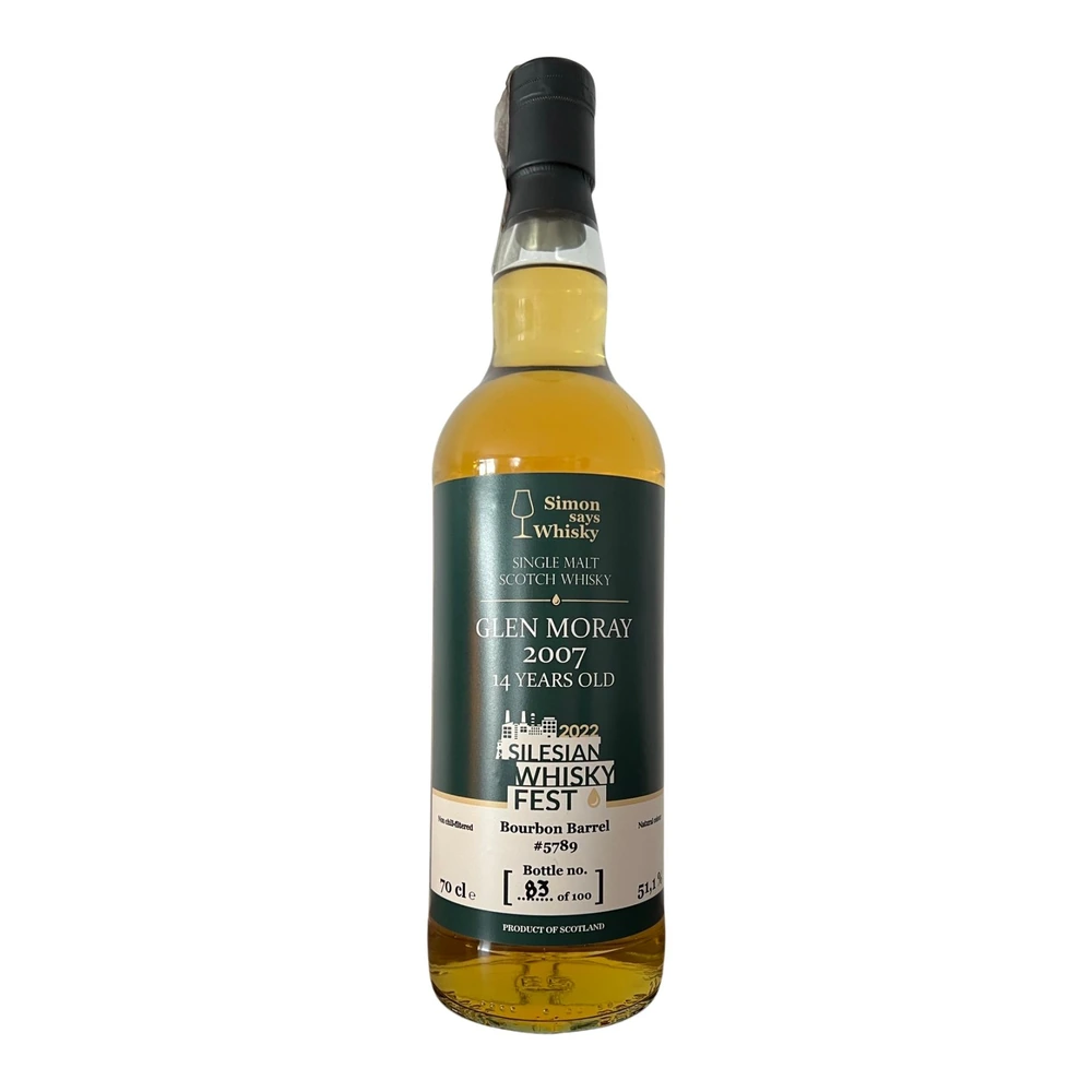 Glen Moray 14 Years Old 2007 Cask #5789 (UD - bottler)
