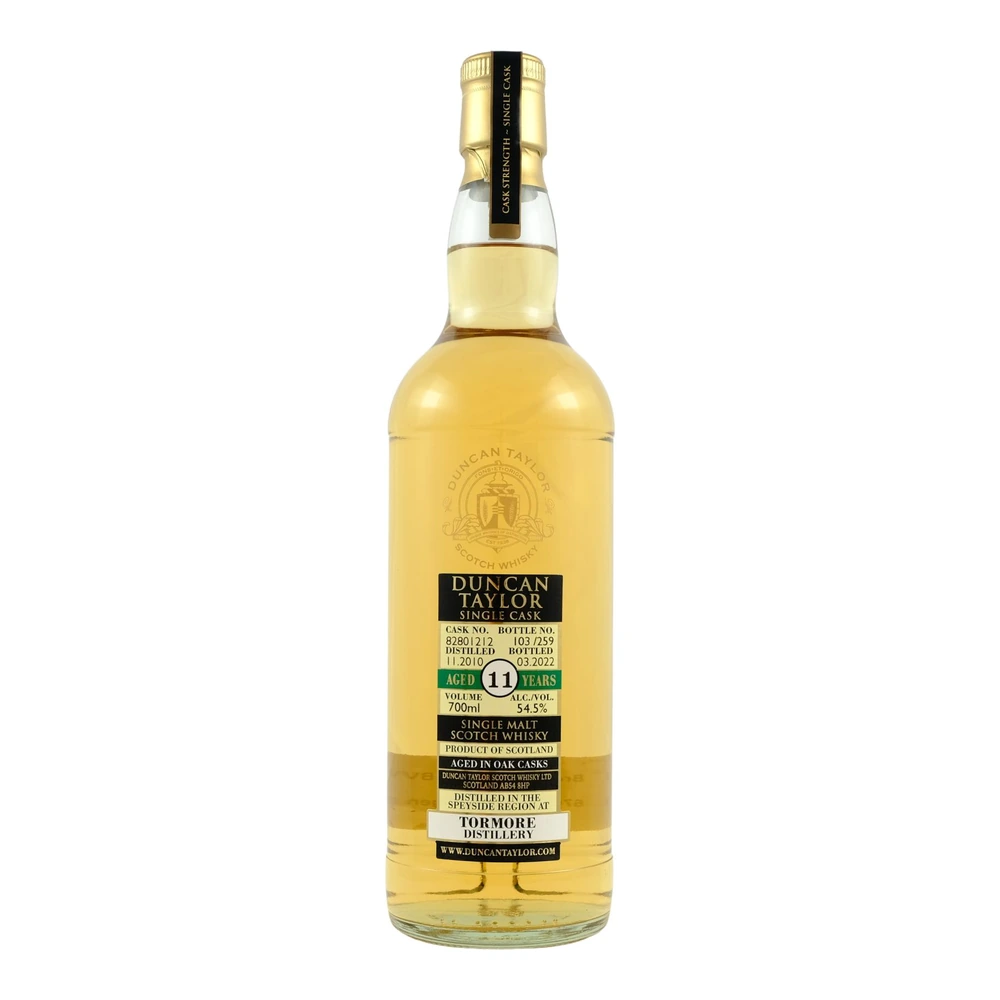 Tormore 11 Years Old 2010 Cask #82801212 (Duncan Taylor)