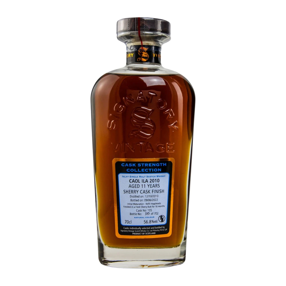Caol Ila 11 Years Old 2010 Cask #105 (Signatory)