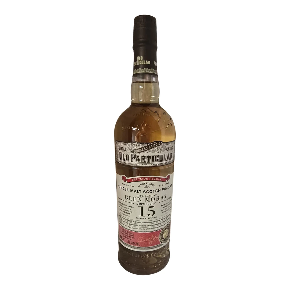 Glen Moray 15 Years Old 2007 Cask #DL 15888 (Old Particular)