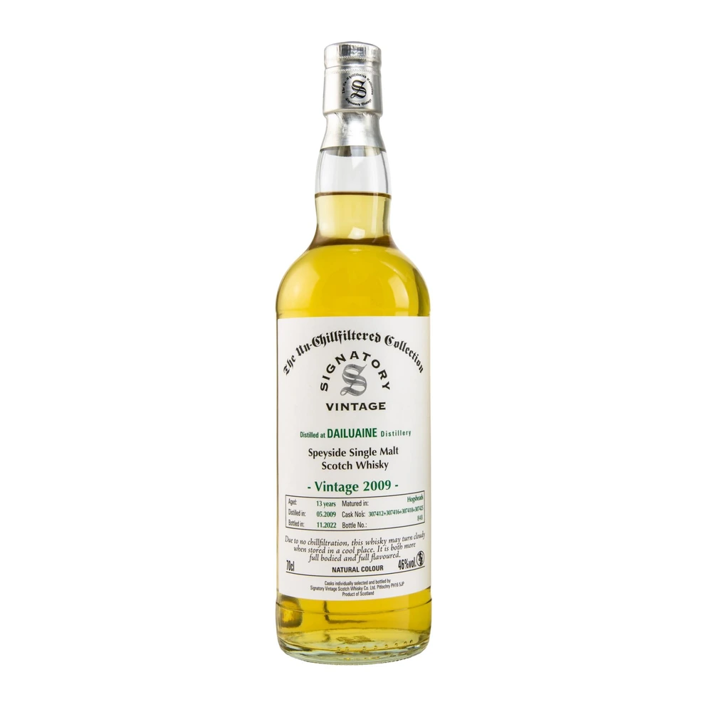 Dailuaine 13 Years Old 2009 Cask #307412, 16, 18, 25 (Signatory)