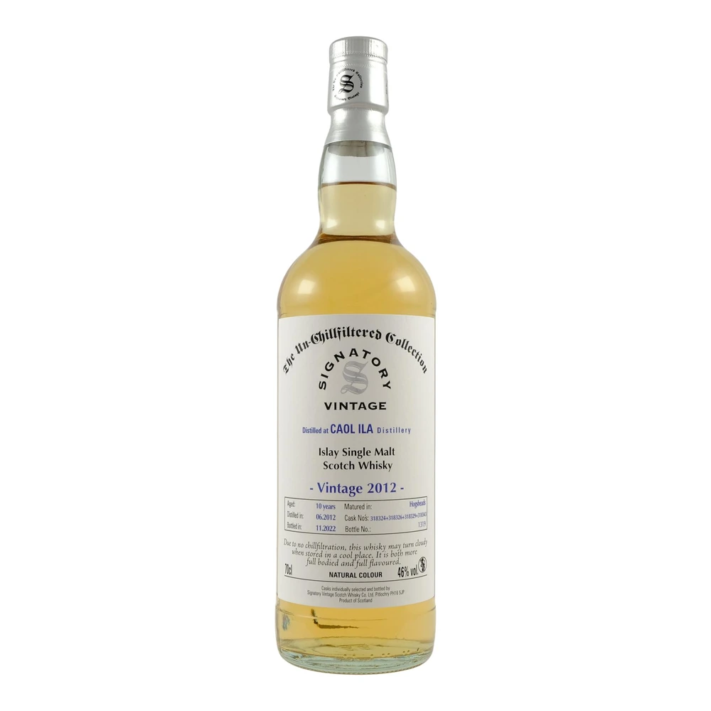 Caol Ila 10 Years Old 2012 Cask #318324, .6, .9, .43 (Signatory)