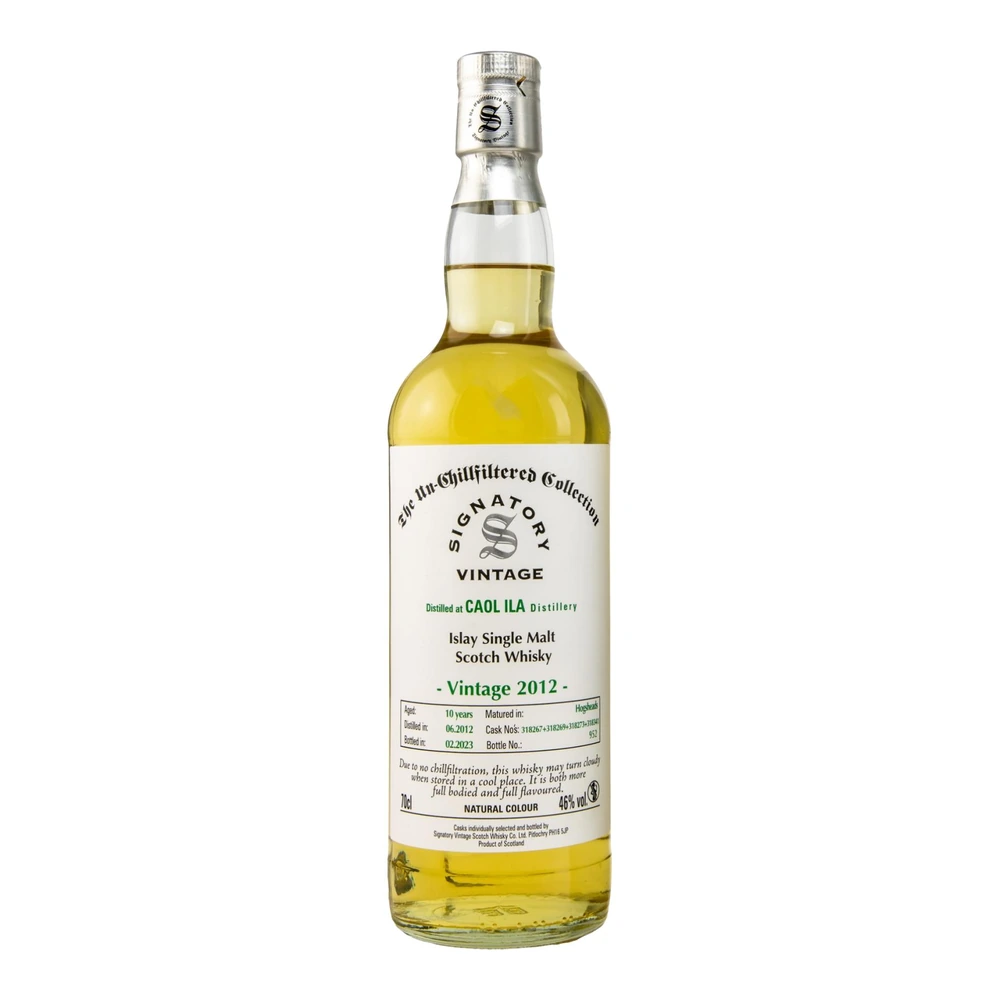 Caol Ila 10 Years Old 2012 Cask #318267, 269, 273,341 (Signatory)