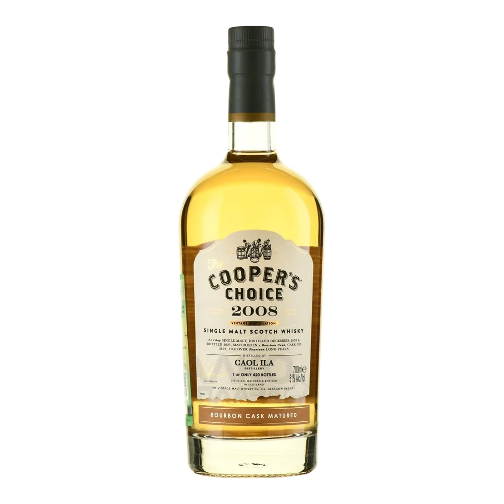 Caol Ila 14 Years Old 2008 Cask #2806 (The Vintage Malt Whisky Co Ltd.)