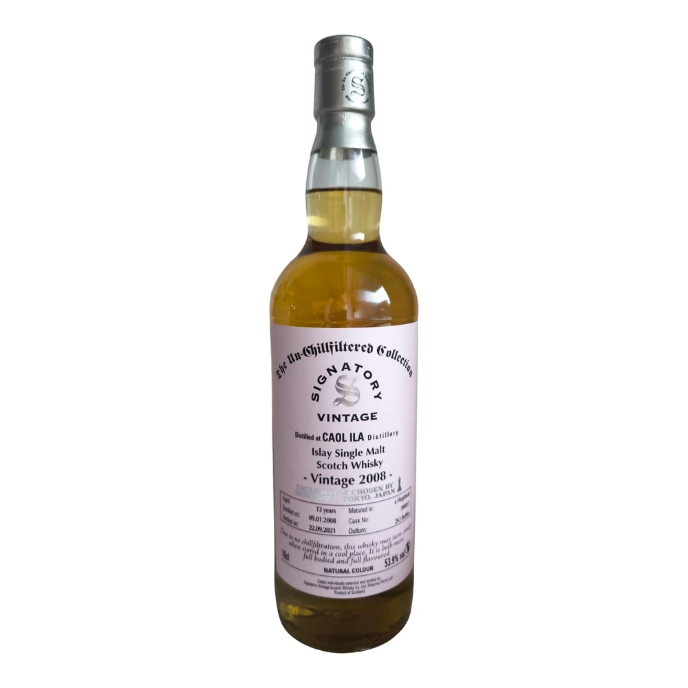 Caol Ila 13 Years Old 2008 Cask #300055 (Signatory)